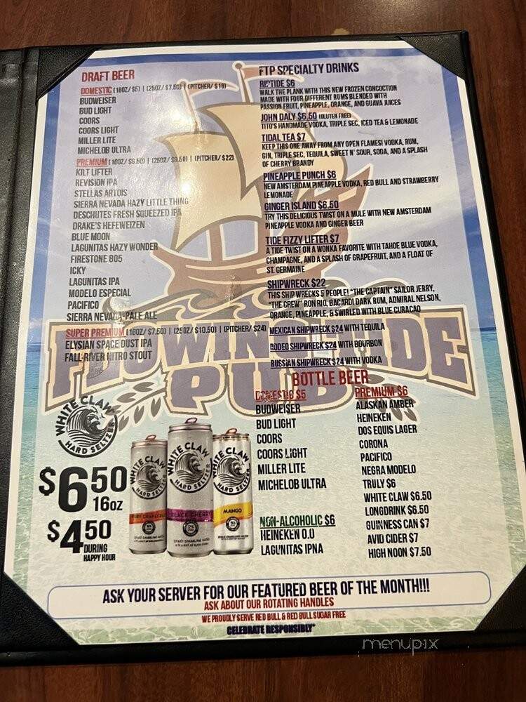 Flowing Tide Pub II - Reno, NV menu_pic