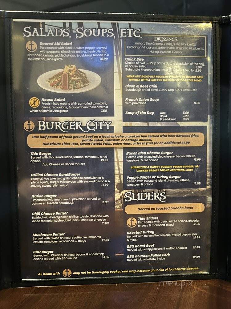 Flowing Tide Pub II - Reno, NV menu_pic