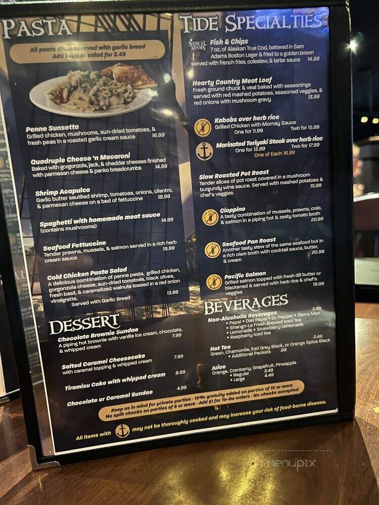 Flowing Tide Pub II - Reno, NV menu_pic