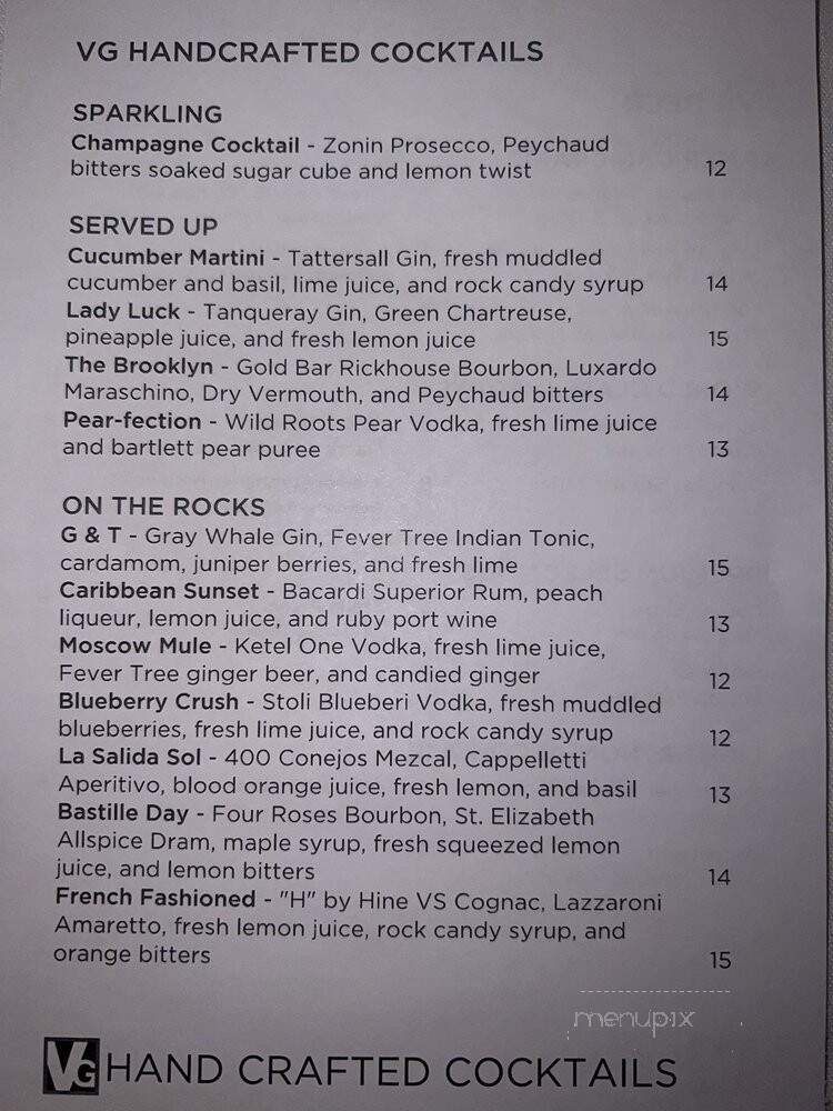 Vintner Grill - Las Vegas, NV menu_pic