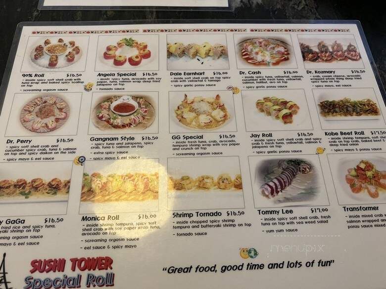 Sushi Avenue & Steakhouse - Las Vegas, NV menu_pic