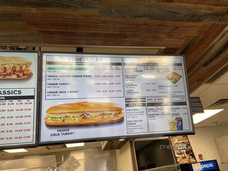 Capriotti's Sandwich Shop - Las Vegas, NV menu_pic