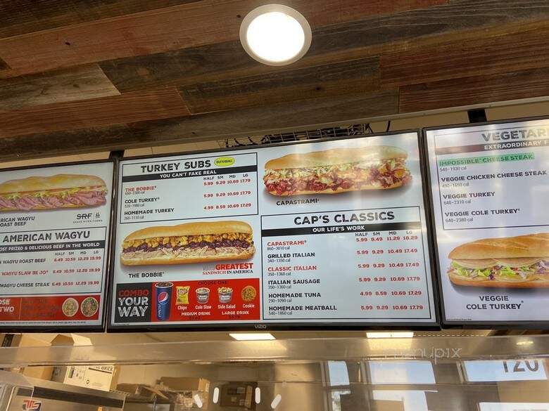 Capriotti's Sandwich Shop - Las Vegas, NV menu_pic