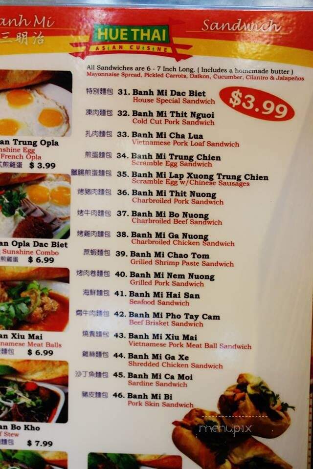 Hue Thai Sandwiches - Las Vegas, NV