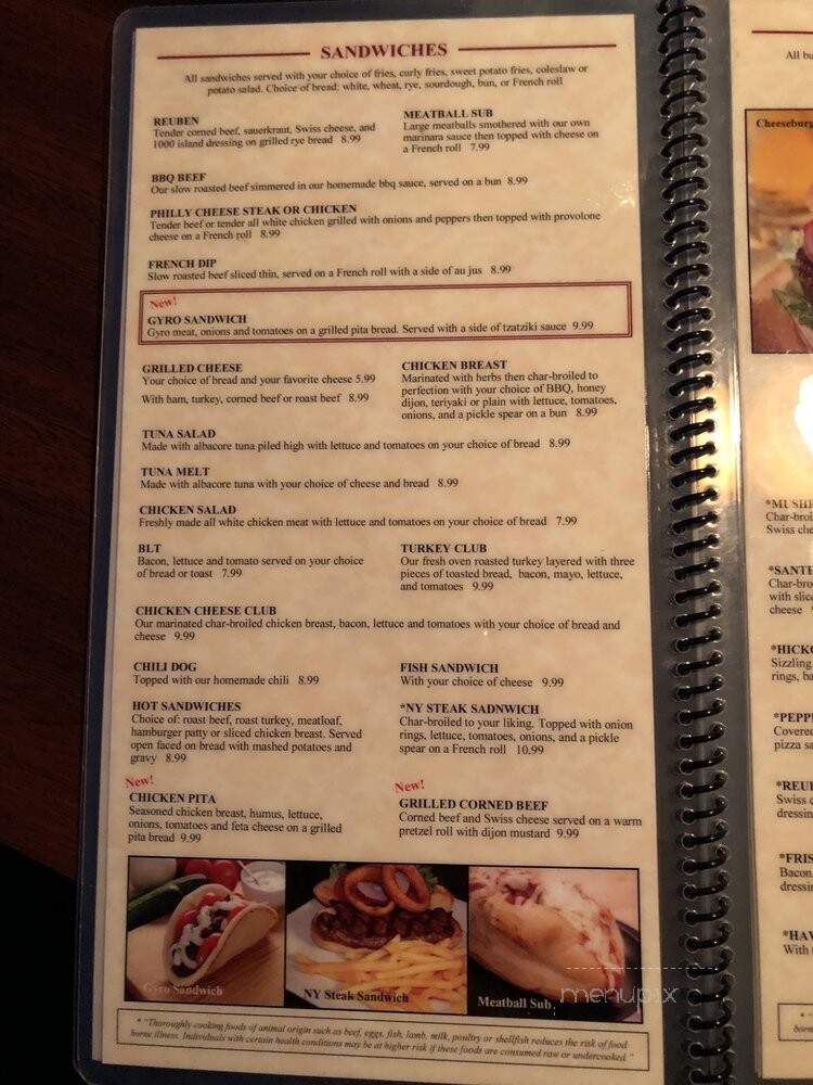 O'Aces Bar & Grill - Las Vegas, NV menu_pic