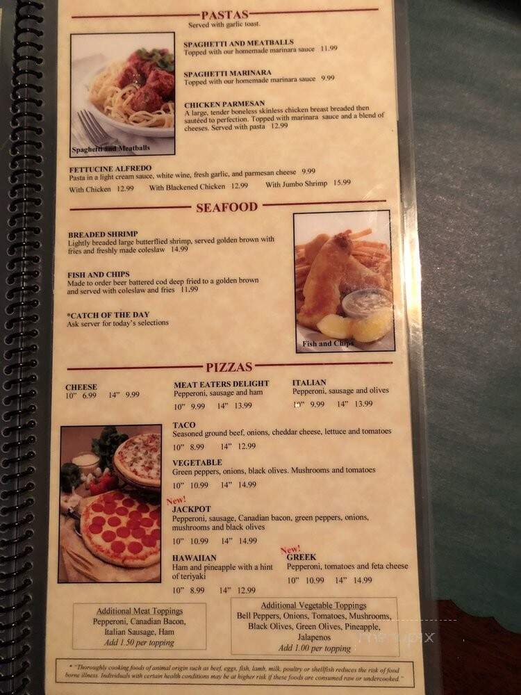 O'Aces Bar & Grill - Las Vegas, NV menu_pic