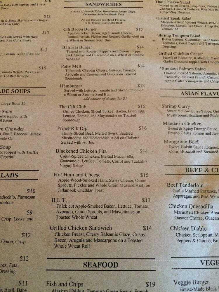 Cili Fine Dining - Las Vegas, NV menu_pic