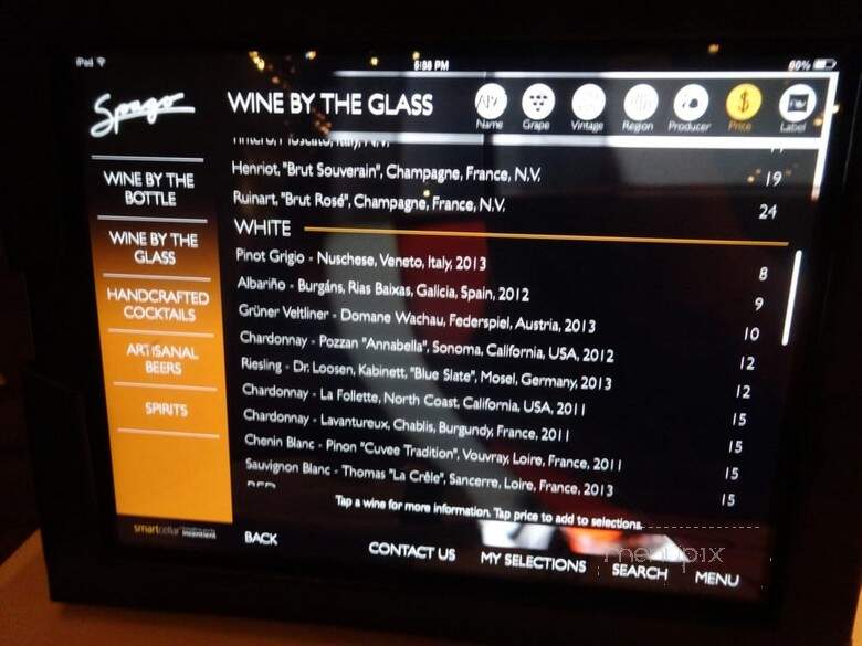 Spago - Las Vegas, NV menu_pic