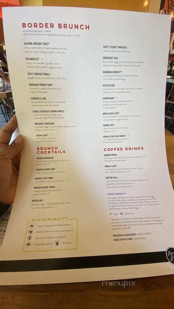 Border Grill - Las Vegas, NV menu_pic