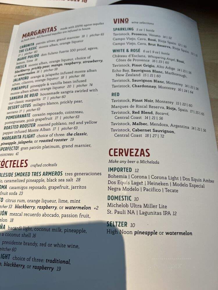 Taqueria Canonita - Las Vegas, NV menu_pic