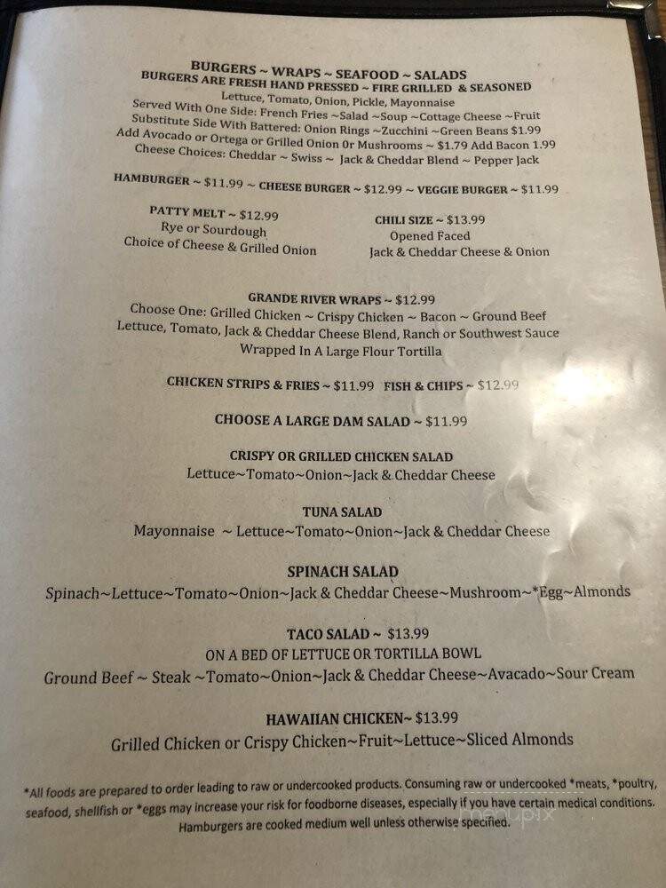 Coyote Cafe - Las Vegas, NV menu_pic
