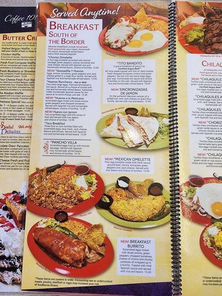 Blueberry Hill Family Restaurant - Las Vegas, NV menu_pic