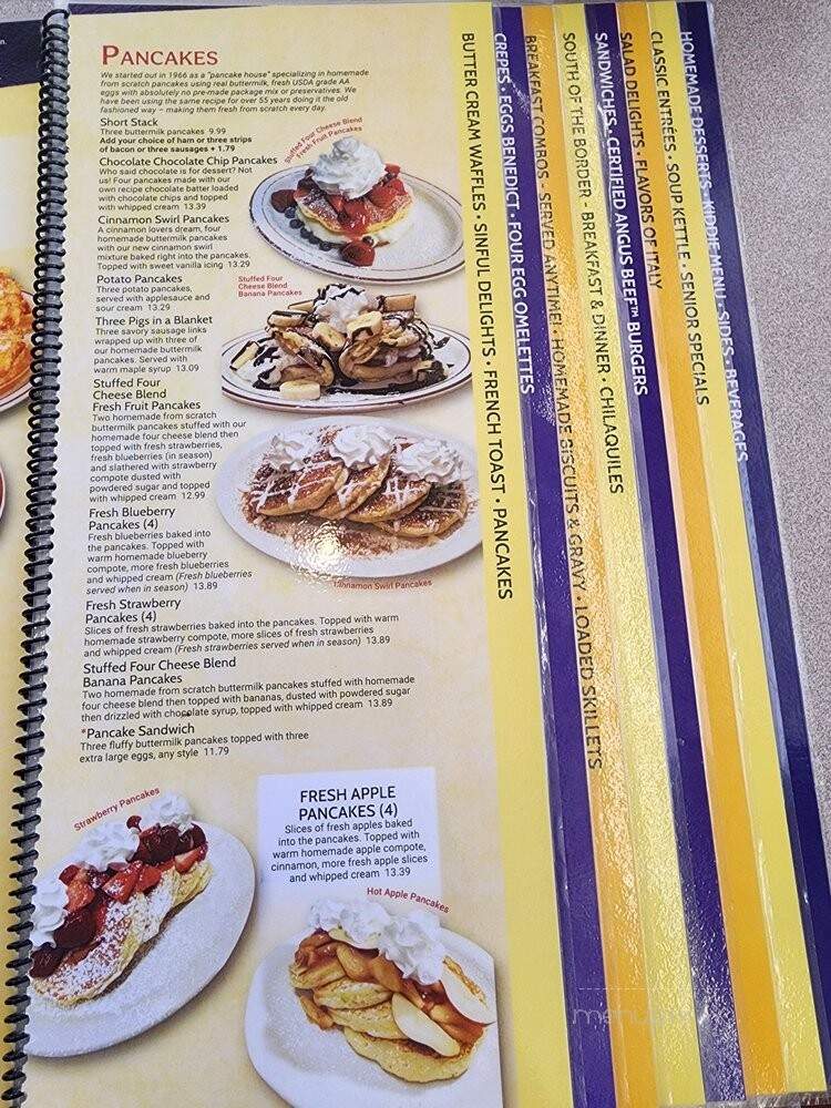 Blueberry Hill Family Restaurant - Las Vegas, NV menu_pic