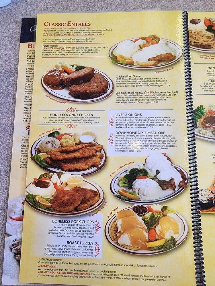 Blueberry Hill Family Restaurant - Las Vegas, NV menu_pic