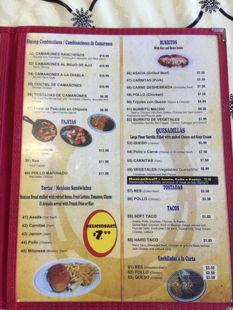 El Herradero Mexican Restaurant - Las Vegas, NV menu_pic