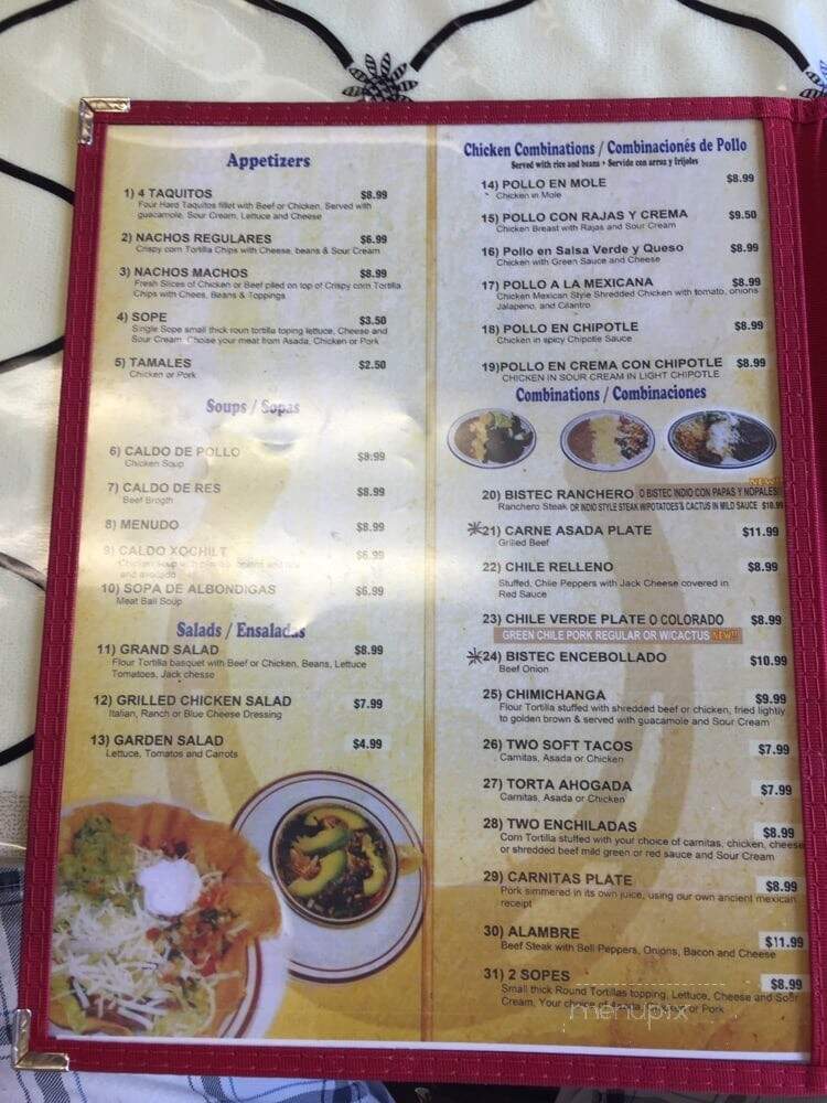 El Herradero Mexican Restaurant - Las Vegas, NV menu_pic