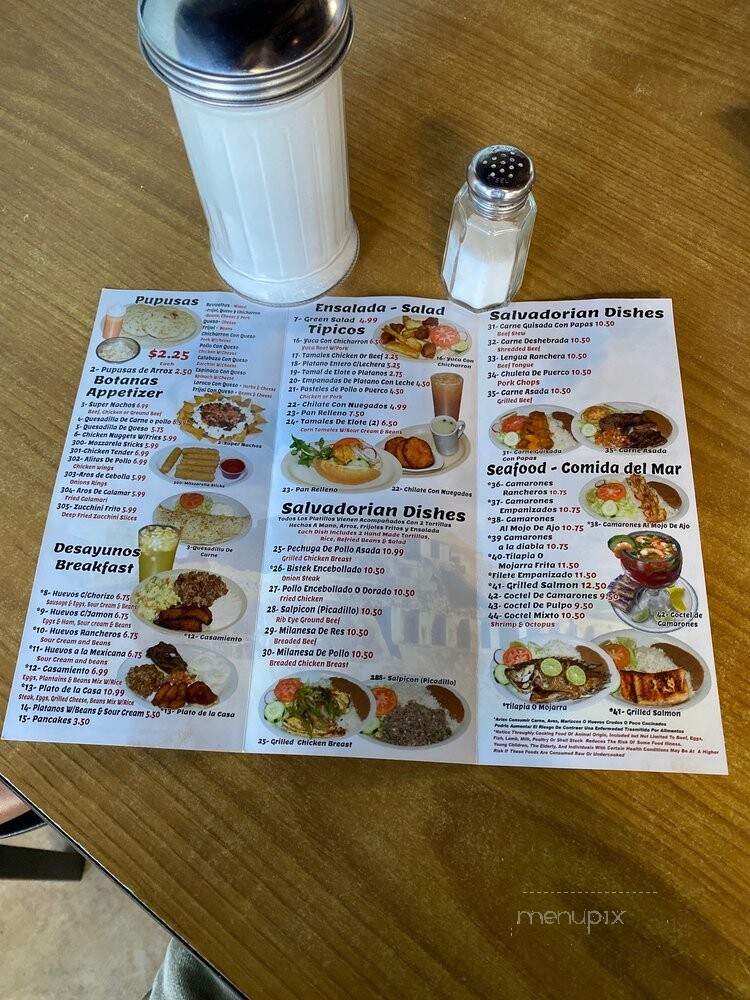 Las Pupusas Restaurants - Las Vegas, NV menu_pic