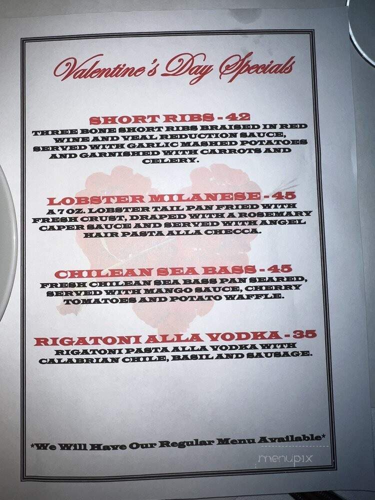 Italian American Supper Club - Las Vegas, NV menu_pic