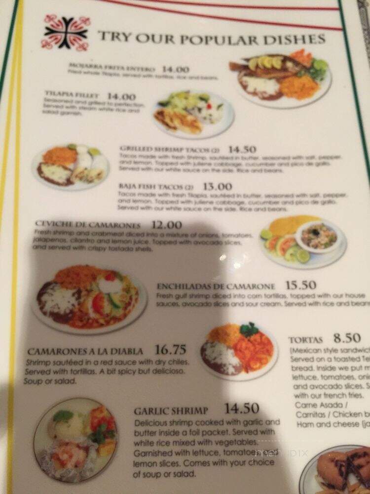 Chapala Mexican Restaurant - Las Vegas, NV menu_pic