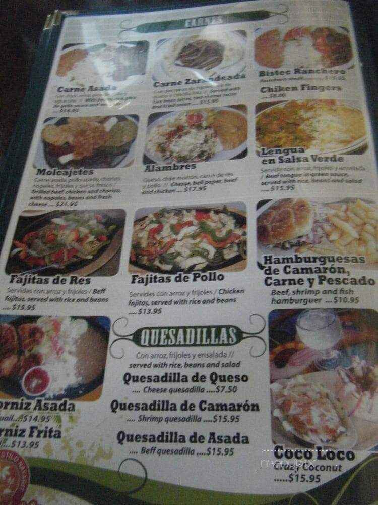 Mariscos Las Islita - Las Vegas, NV menu_pic