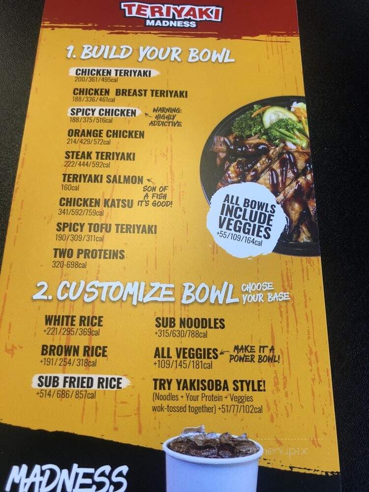 Teriyaki Madness - Henderson, NV menu_pic