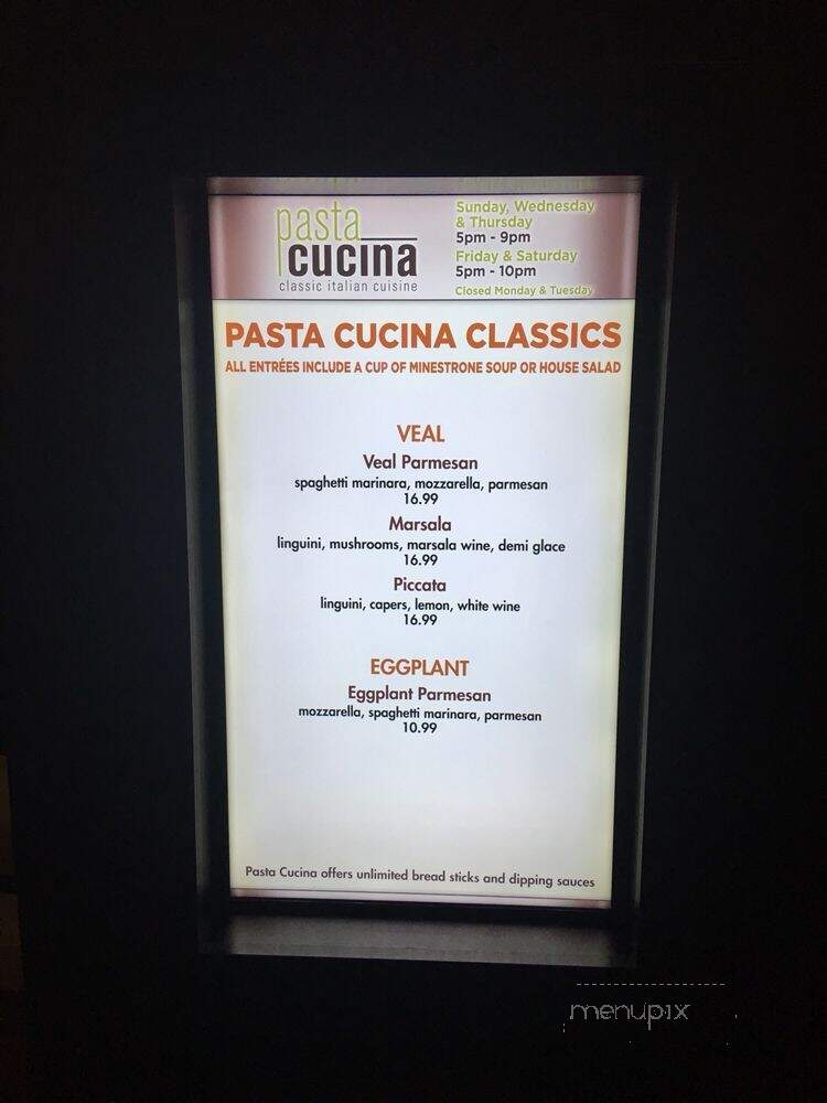 Pasta Palace - Las Vegas, NV menu_pic