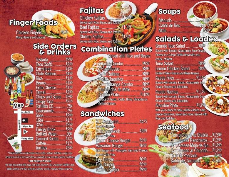 Tacos El Nopal - Las Vegas, NV menu_pic