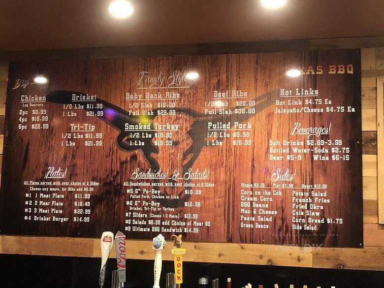 Big Bbq Warehouse - Las Vegas, NV menu_pic