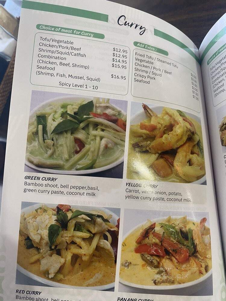 Thai Cuisine - Las Vegas, NV menu_pic