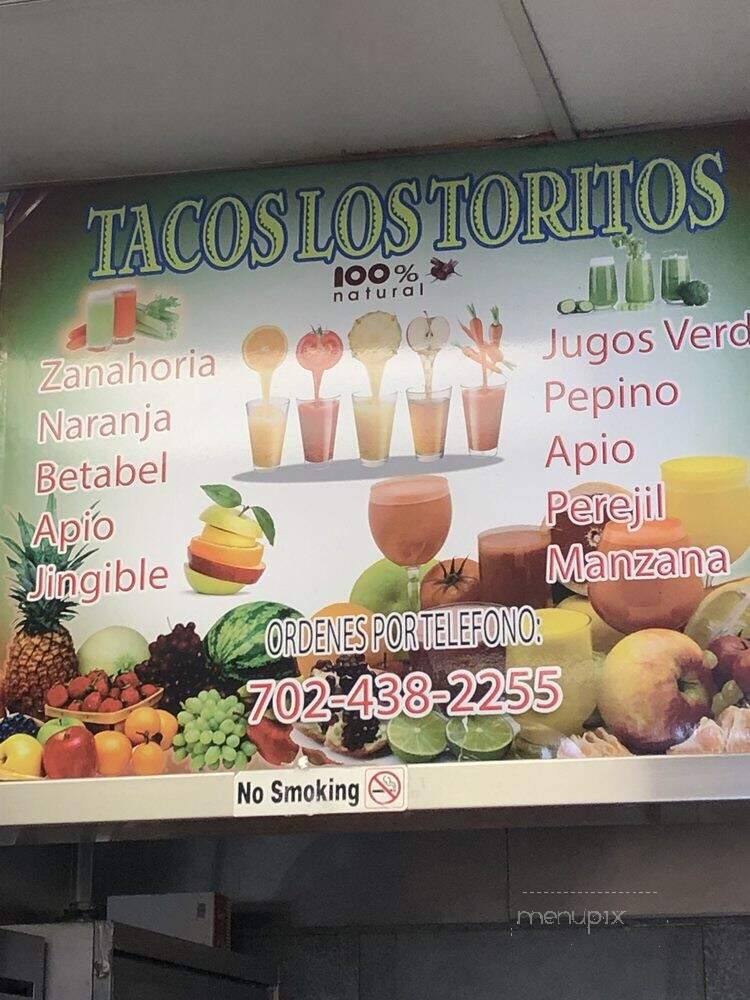 Tacos Los Toritos - Las Vegas, NV menu_pic
