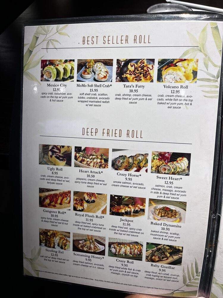 Momoyama Sushi & Japanese - Henderson, NV menu_pic