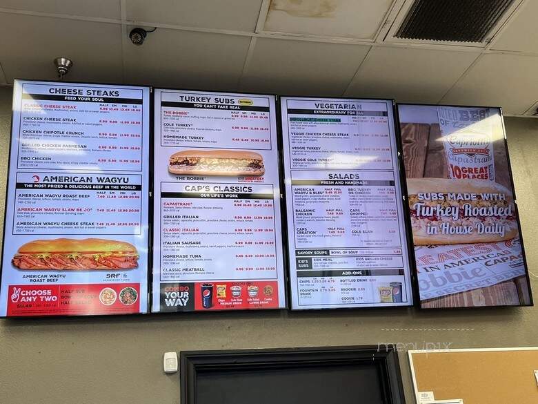 Capriotti's Sandwich Shop - Henderson, NV menu_pic