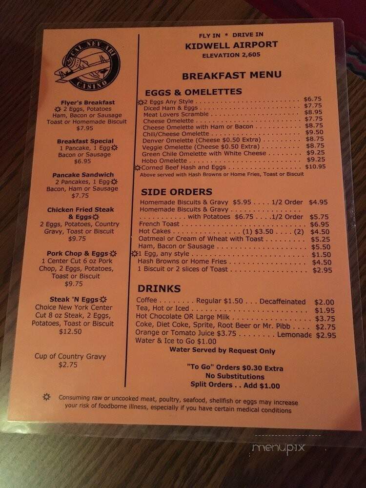 Cal-Nev-Ari Restaurant - Cal Nev Ari, NV menu_pic