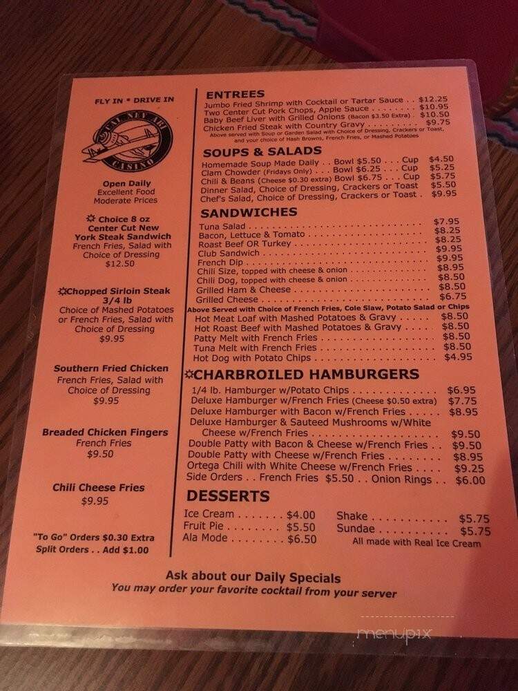 Cal-Nev-Ari Restaurant - Cal Nev Ari, NV menu_pic