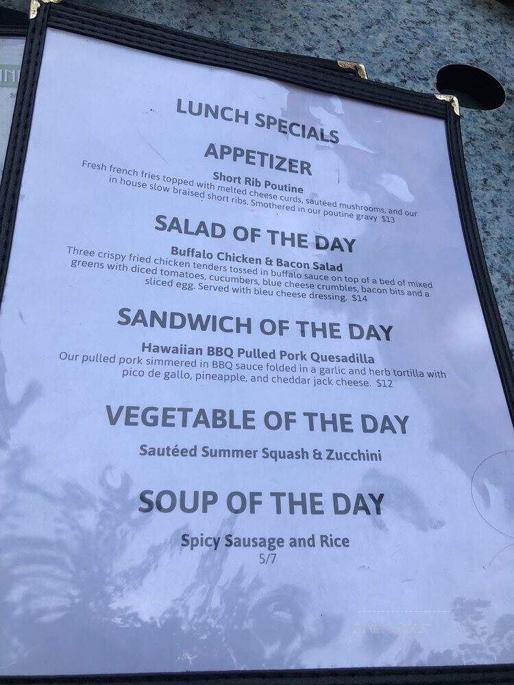 Gas Light Co - Portsmouth, NH menu_pic