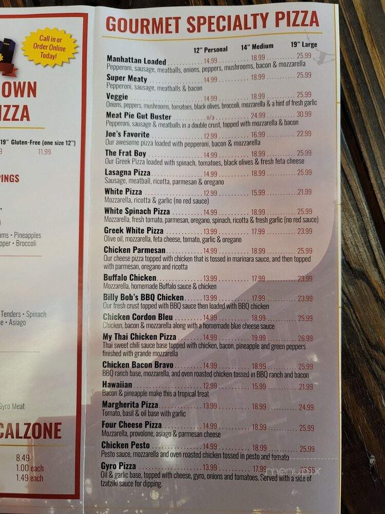 Joe's New York Pizza - Portsmouth, NH