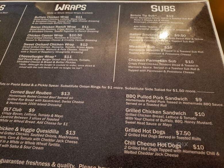 Looney Bin - Laconia, NH menu_pic