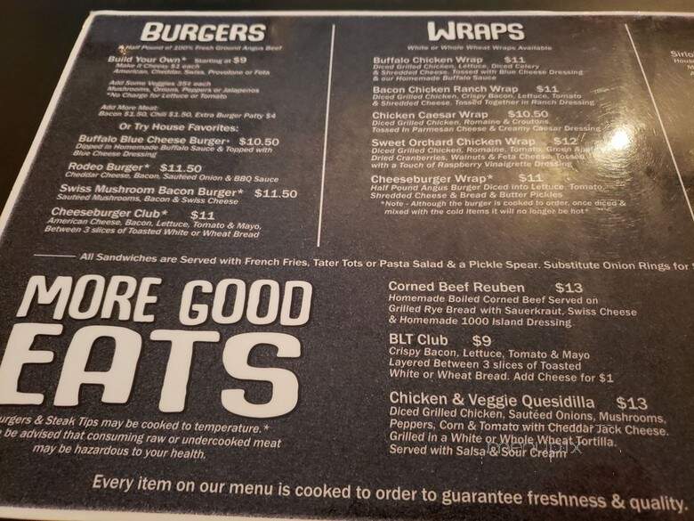 Looney Bin - Laconia, NH menu_pic