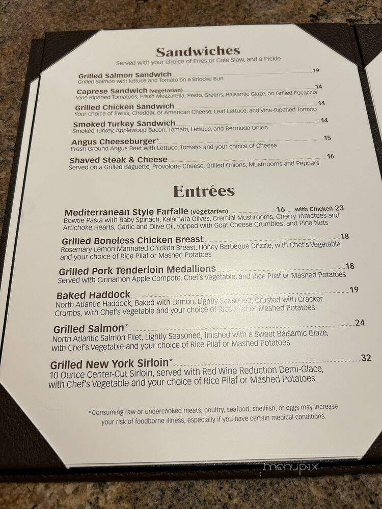 Mountainside Restaurant - North Conway, NH menu_pic