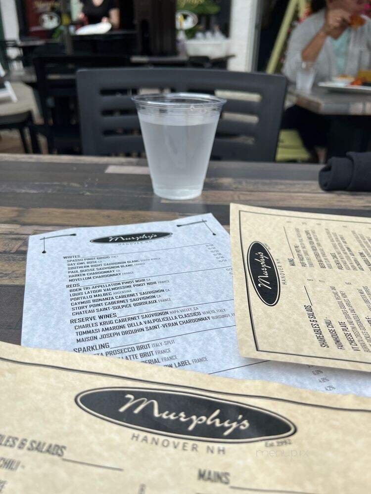 Murphy's On The Green - Hanover, NH menu_pic