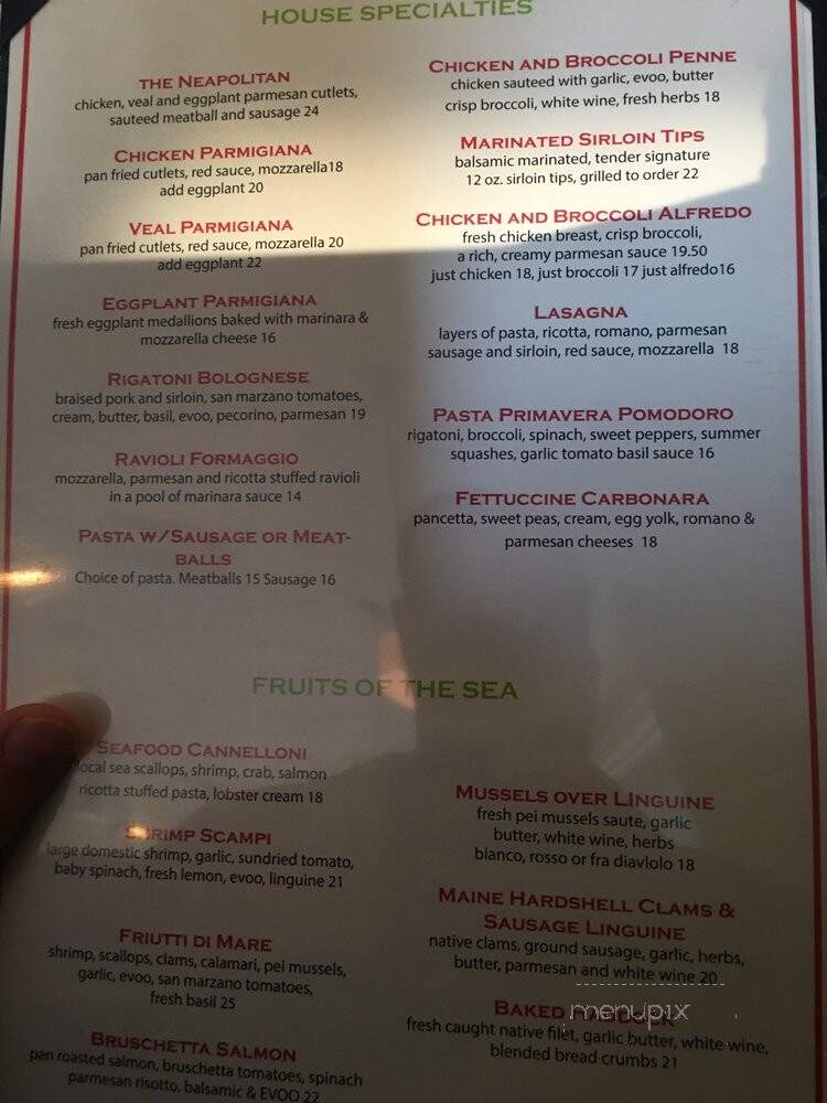 Ronjillians - Hampton, NH menu_pic
