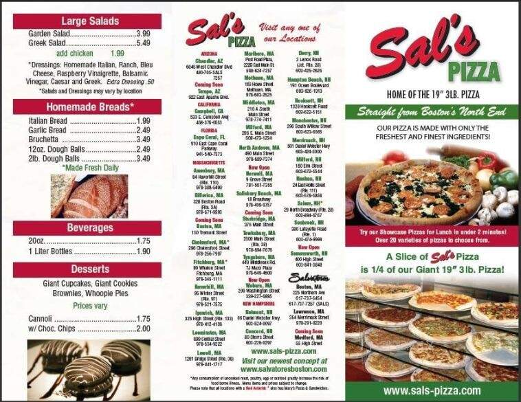 Sal's Just Pizza - Manchester, NH