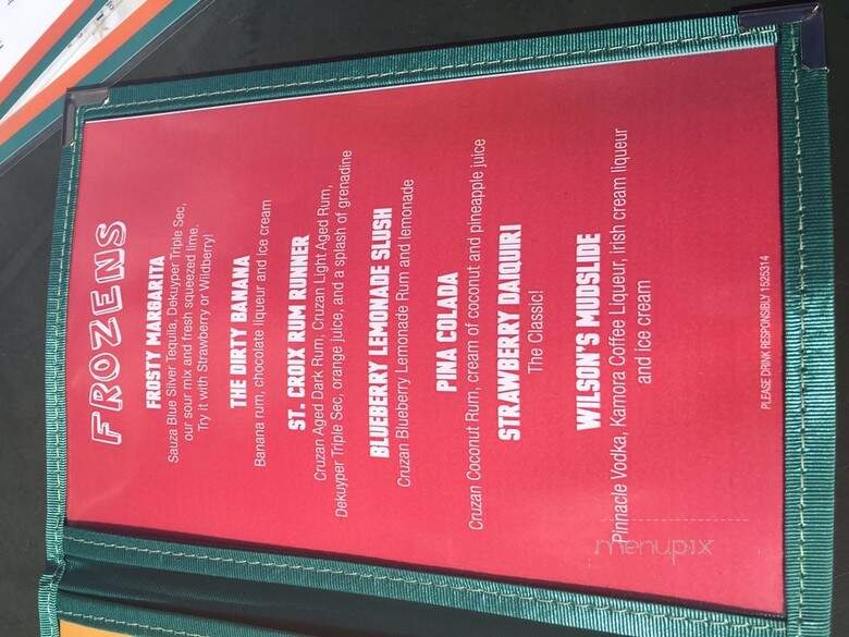 Top Of The Harbor - Seabrook, NH menu_pic