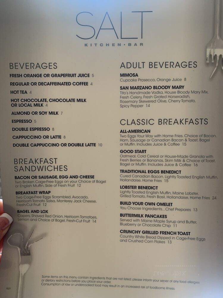 Wentworth By The Sea Dining - New Castle, NH menu_pic