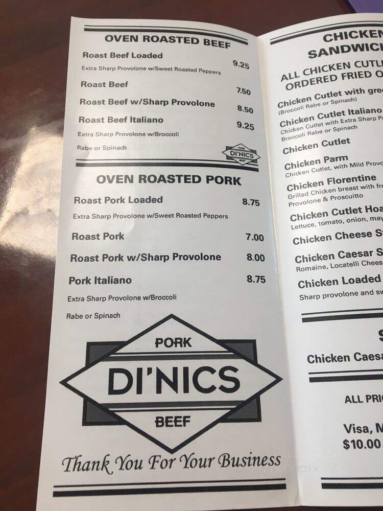 Dinic's Oven Roasted Beef - Mount Ephraim, NJ
