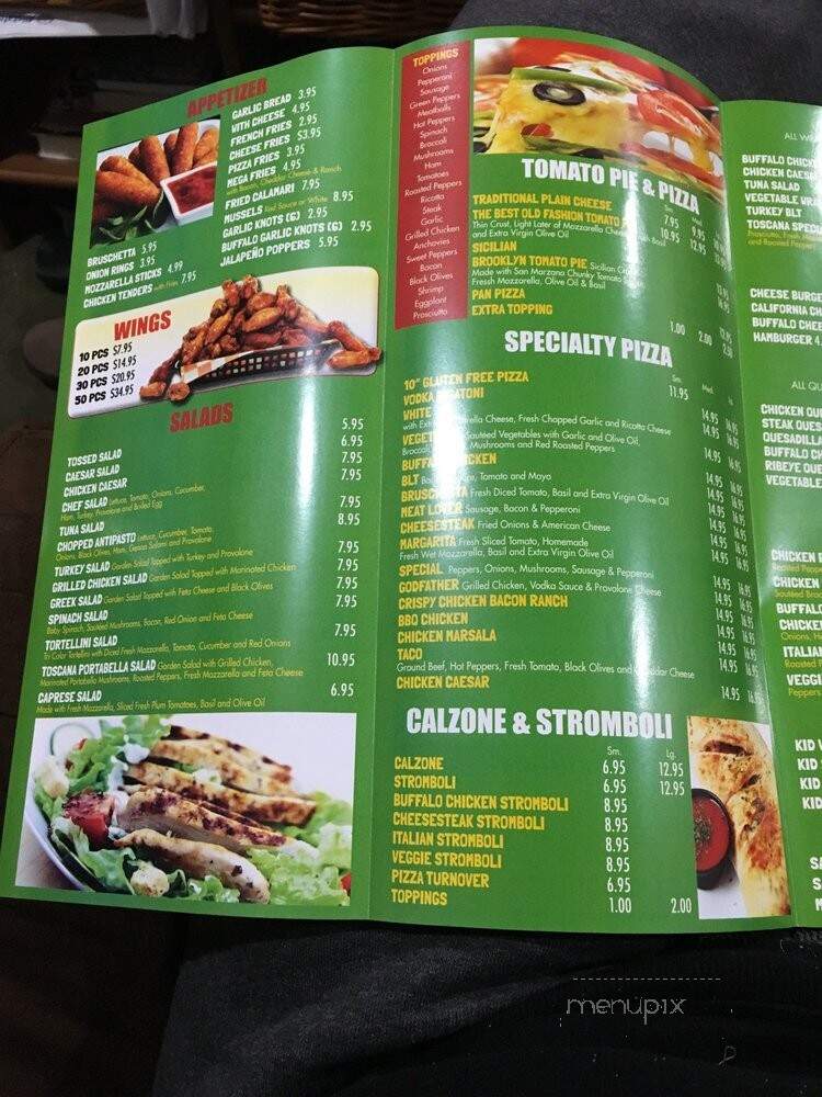Toscana Pizzeria & Restaurant - Audubon, NJ menu_pic