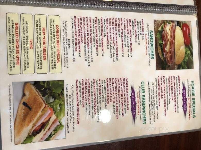 Golden Palace Diner - Vineland, NJ menu_pic