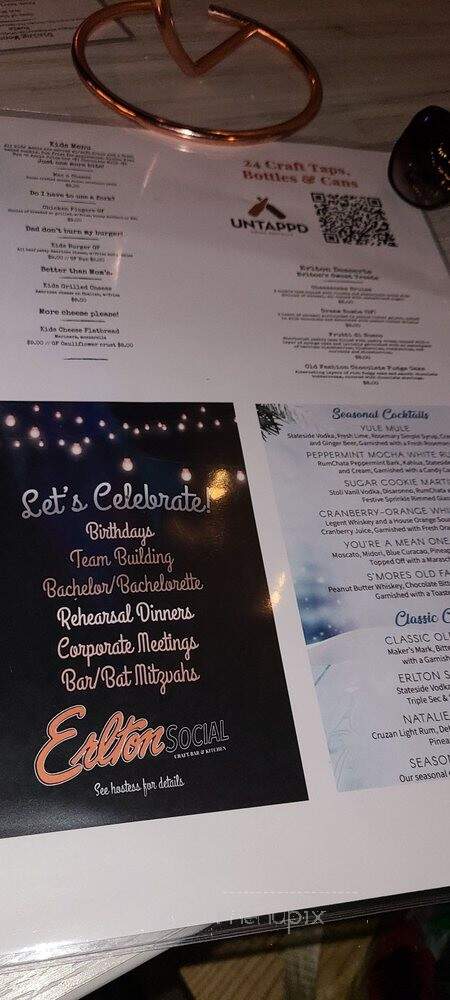 Erlton Ballroom - Cherry Hill, NJ menu_pic