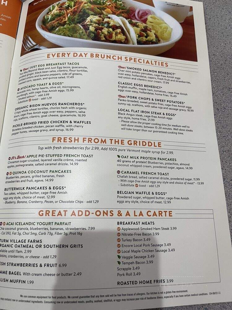 Silver Diner Inc - Cherry Hill, NJ menu_pic