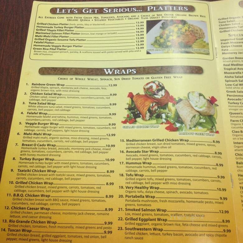 Healthy Garden and Gourmet Pizza - Voorhees, NJ menu_pic